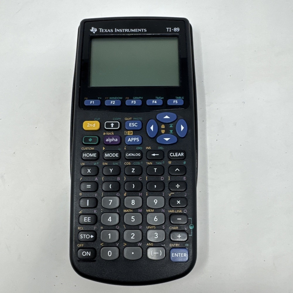 Texas Instruments TI-89‎ Black  Graphing Calculator Tested And working